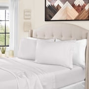 Superior Egyptian Cotton Deep Pocket 1500 TC Sheet Set, Queen, Platinum