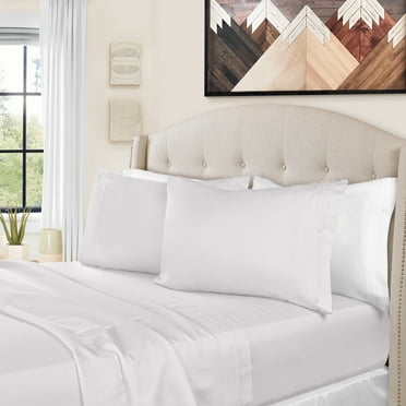 Superior Egyptian Cotton Deep Pocket 1500 TC Sheet Set, Queen, Platinum