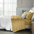 thumbnail image 1 of Superior Egyptian Cotton Deep Pocket 650 TC Sheet Set, California King, Maple Sugar, 1 of 9