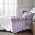 thumbnail image 1 of Superior Egyptian Cotton Deep Pocket 650 TC Sheet Set, Full, Wisteria, 1 of 9