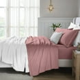 thumbnail image 1 of Superior Egyptian Cotton Deep Pocket 650 TC Sheet Set, Split King, Blush, 1 of 9