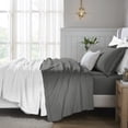 thumbnail image 1 of Superior Egyptian Cotton Deep Pocket 650 TC Sheet Set, Twin, Grey, 1 of 9