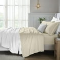 thumbnail image 1 of Superior Egyptian Cotton Deep Pocket 650 TC Sheet Set, Twin XL, Ivory, 1 of 9