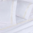 thumbnail image 1 of Superior Egyptian Cotton Embroidered Pillowcase Set, Standard, Ivory, 1 of 6