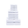 thumbnail image 1 of Superior 800 GSM Egyptian Cotton 8-Piece Towel Set, Soft Ultra Absorbent Towels, Coral, 1 of 9