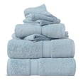 thumbnail image 1 of Superior Egyptian Cotton Heavyweight 6-Piece Towel Set, Light Blue, 1 of 8