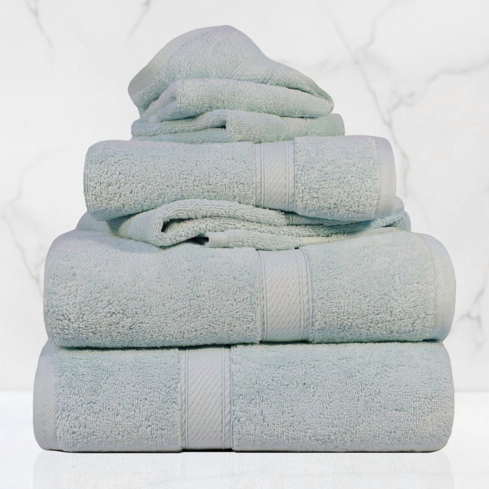Superior 800 GSM Egyptian Cotton 3-Piece Towel Set, Soft Ultra Absorbent Towels, Toast