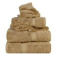 thumbnail image 1 of Superior Egyptian Cotton Heavyweight 6-Piece Towel Set, Toast, 1 of 8
