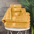 thumbnail image 1 of Superior 800 GSM Egyptian Cotton 6-Piece Face Towel Set, Soft Ultra Absorbent Towels, Turquoise, 1 of 10