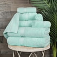 thumbnail image 1 of Superior 800 GSM Egyptian Cotton 8-Piece Heavyweight Towel Set, Sea Foam, 1 of 10