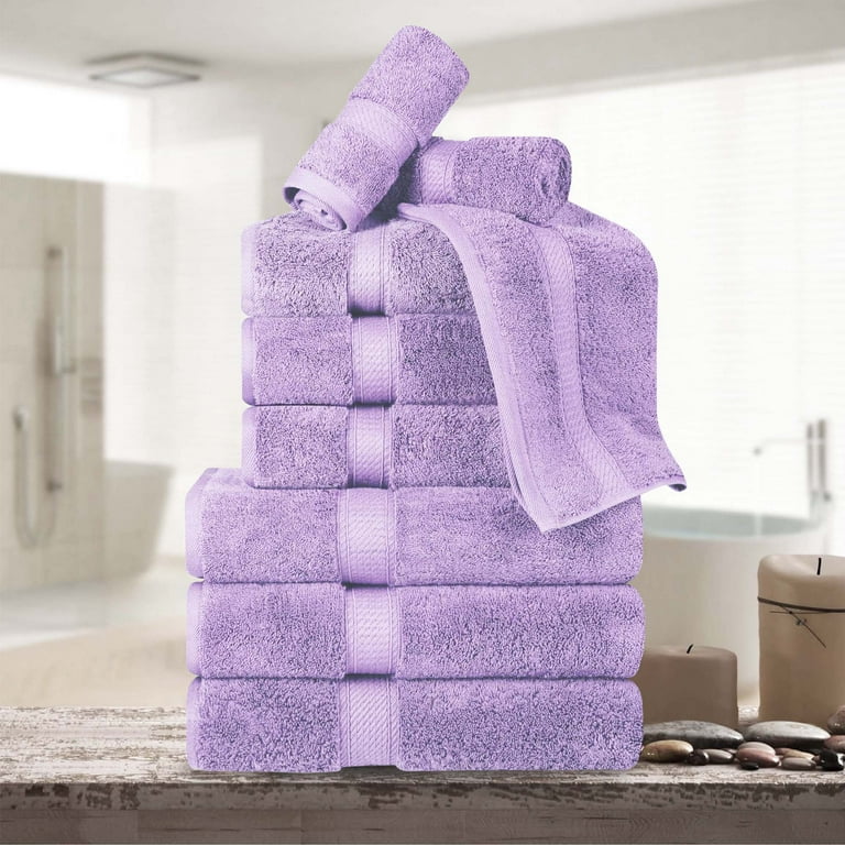 Purple towel sets hotsell