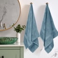 thumbnail image 1 of Superior 800 GSM Egyptian Cotton Heavyweight Bath Towel Set of 2, Denim Blue, 1 of 7