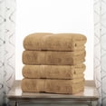 thumbnail image 1 of Superior 800 GSM Egyptian Cotton Heavyweight Bath Towel Set of 4, Toast, 1 of 10