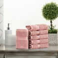 thumbnail image 1 of Superior 800 GSM Egyptian Cotton Heavyweight Face Towel Set of 6, Tea Rose, 1 of 10