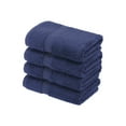 thumbnail image 1 of Superior Egyptian Cotton Heavyweight Hand Towel Set of 4, Navy Blue, 1 of 6