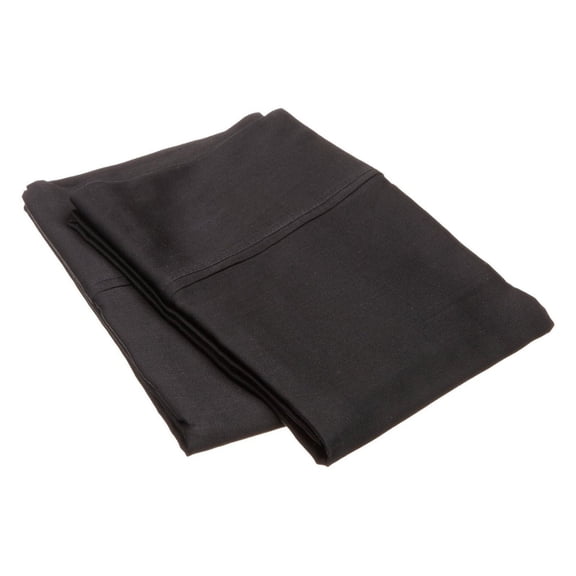 Superior Egyptian Cotton Pillowcase Set, King, Black