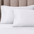 thumbnail image 1 of Superior 1000 Thread Count Egyptian Cotton Pillowcases Soft Breathable Set of 2, White, King, 1 of 7