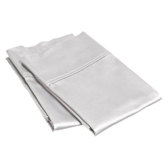 Superior Egyptian Cotton Pillowcase Set, Standard, Light Grey