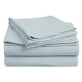 thumbnail image 1 of Superior Egyptian Cotton Sheet Set, Queen, Light Blue, 1 of 2