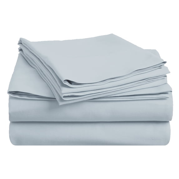 Superior Egyptian Cotton Sheet Set, Queen, Light Blue