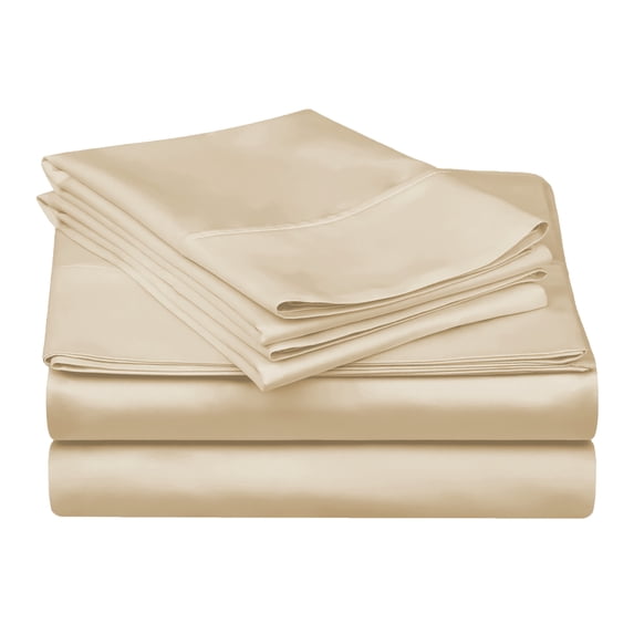 Superior Egyptian Cotton Sheet Set, Twin XL, Ivory