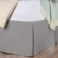 thumbnail image 1 of Superior Egyptian Cotton Solid Bed Skirt, Queen, Grey, 1 of 3