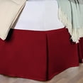 thumbnail image 1 of Superior Egyptian Cotton Solid Bed Skirt, Twin, Burgundy, 1 of 3