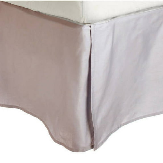 Superior Egyptian Cotton Solid Bed Skirt, Twin, Lilac