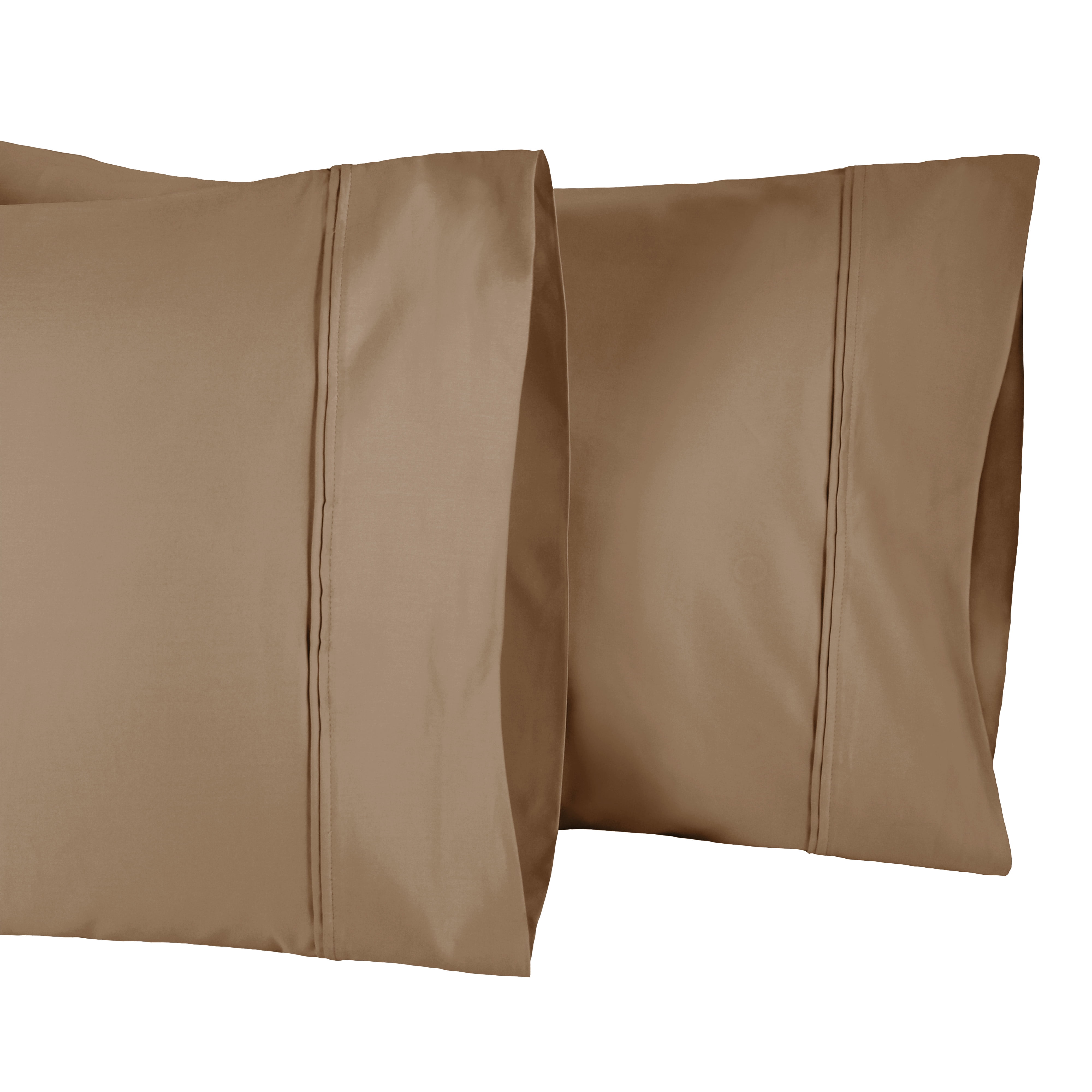 Superior Egyptian Cotton Solid Pillowcase Set, King, Taupe