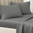 thumbnail image 1 of Superior Egyptian Cotton Solid Pillowcase Set, Standard, Grey, 1 of 5