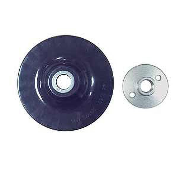 Superior Electric BP45 4.5" Angle Grinder Backing Pad for Resin Fiber Disc w/5/8"11 Locking Nut
