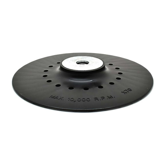Superior Electric BP70 7" Angle Grinder Backing Pad for Resin Fiber Disc w/ 5/8-11 Locking Nut - BP70
