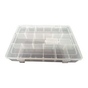 Superior Electric PB-40 - Plastic 18 Compartments Electronic Components Storage Box Case Large