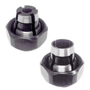 Superior Electric RCKIT-PC 2 piece Router Collet Kit 1/4 and 1/2 replaces Porter Cable 42999, 42950