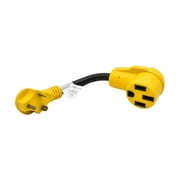 Superior Electric RVA1503 30 Amp Male to 50 Amp Female Dogbone Adapter RV Electrical Converter Cord Cable