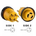 thumbnail image 1 of Superior Electric RVA1512L 50 Amp Male NEMA 14-50P to 30 Amp Female NEMA L5-30R Locking Adapter, 1 of 3