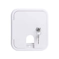thumbnail image 1 of Superior Electric RVA1580 Electric Cable Hatch with Key Lock for 30/50 Amp Cords - White, 1 of 6