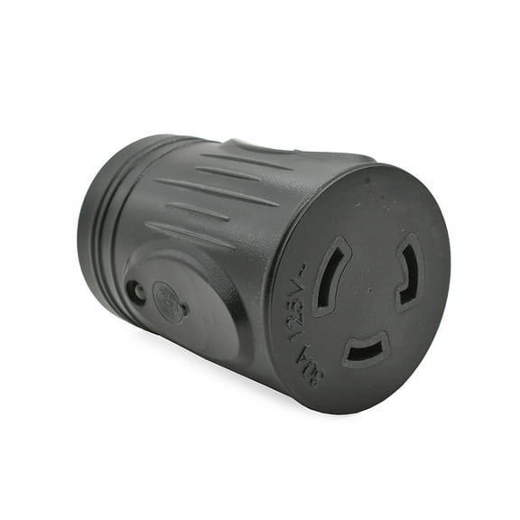 Superior Electric RVA1622 15 Amp NEMA 5-15 Male Plug to 30 Amp L5-30 Female Connector - Block Plug Adapter
