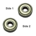 thumbnail image 1 of Superior Electric SE 608ZZ-D Replacement Ball Bearing - 2 x Shield, ID 8 mm x OD 22 mmx W 7 mm Makita 211031-6 Delta 1346630, Dewalt 330003-60, Porter Cable 843002, Metabo 143115180, Skil 5700008030, 1 of 1