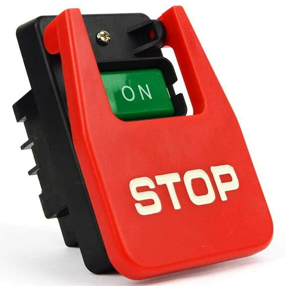 Superior Electric SW56 Replacement Push Button Switch for Larger Table Saws (Sold Separately)