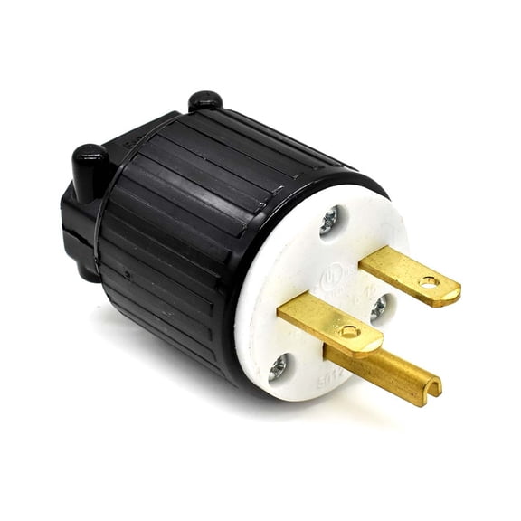 Superior Electric YGA020 Straight Electrical Plug 3 Wire, 15 Amps, 250V, NEMA 6-15P - YGA020