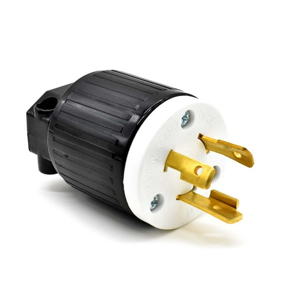 Superior Electric YGA023 Twist Lock Electrical Plug 3 Wire, 20 Amps, 250V, NEMA L6-20P