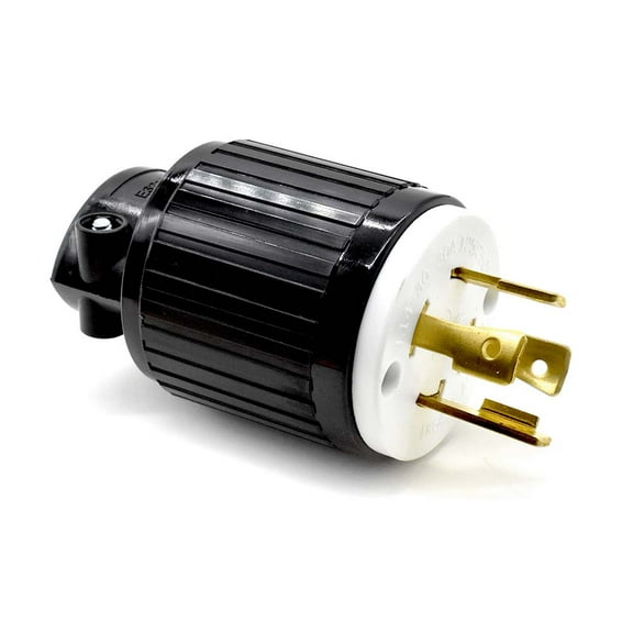 Superior Electric YGA025 Twist Lock Electrical Plug 4 Wire, 30 Amps, 125/250V, NEMA L14-30P - YGA025
