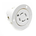thumbnail image 1 of Superior Electric YGF044F Twist Lock Receptacle Flange 3-Pole 4-Wire 30A 250V NEMA L15-30R, 1 of 5