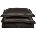 thumbnail image 1 of Superior Embroidered Duvet Cover Set, Full/ Queen, Black/ Grey, 1 of 4