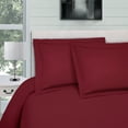 thumbnail image 1 of Superior Embroidered Duvet Cover Set, Full/ Queen, Burgundy, 1 of 3