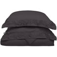 thumbnail image 1 of Superior Embroidered Duvet Cover Set, Full/ Queen, Charcoal, 1 of 5