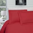 thumbnail image 1 of Superior Embroidered Duvet Cover Set, Full/ Queen, Red, 1 of 4