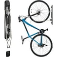 thumbnail image 1 of Superior Essentials Vertical Bike Rack - Easy to Hang and Detach, 180-Degree Swivel Swing, Foldable Bike Wall Mount - Maximize Your Garage Space with Our Top-Notch Bike Hangers for Garage (Black), 1 of 7