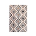 thumbnail image 1 of Superior Evren Hand-Tufted Cotton/Wool Textured Geometric Rust/Black Farmhouse Area Rug, 2' x 4', 1 of 6
